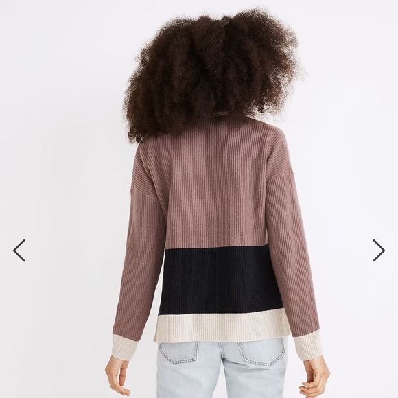 Madewell Glenbrook Merino Wool Blend Sweater - Size Medium - Picture 4 of 7